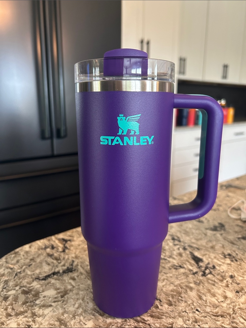 Stanley Purple Insulated Travel Mug with Handle